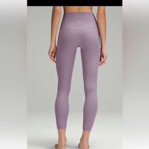 Lululemon align high rise ribbed leggings in purple  - size 6